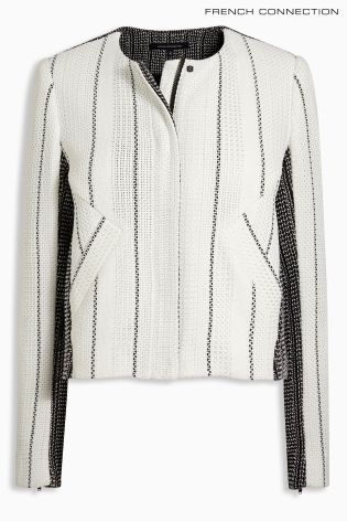 White French Connection Riviera Tweed Jacket